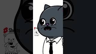 Chainsaw man vs Evil | Denji and Power | Cat Babo version (Animation Meme) #shorts