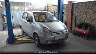 Замена сцепления и заднего сальника коленвала на Daewoo Matiz Дэу Матиз 0,8 2007 года  1часть