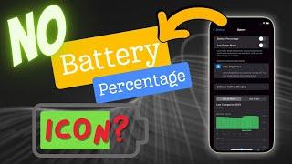 iPhone 15 Not Showing Battery Percentage Icon on Status Bar? Here's How to Show It