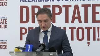 Briefing susținut de candidatul la funcția de președinte al Republicii Moldova, Alexandr Stoianoglo