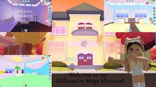 Touring my Fully Decorated Millionaire Mega Mansion House! | Roblox Overlook Bay