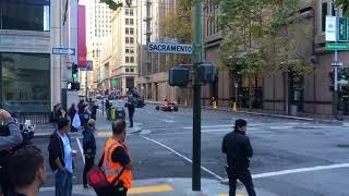 Red Bull F1 Car in Downtown San Francisco 03 (Drive by)