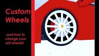 Custom Wheels Tutorial (and how to change your old wheels to custom wheels!) | Build a Boat Roblox