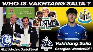 Vakhtang Salia - Georgian & NUFC Wonderkid with Mikha Gabechava (Football Scout - KAA Gent)