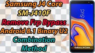 SAMSUNG Galaxy J4 Core SM J410 FRPGoogle Lock Bypass Android 8 1 0 WITHOUT PC