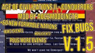 Age of Civilizations II - Conquerors Mod by AoC2ModdingTR v.15 [Mod Review] War Master