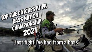 Top 5 Fish From Pa Bass Nation Kayak Championships 2021