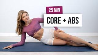 Day 18: 25 MIN TOTAL ABS & CORE Workout - No Equipment (HIIT IT HARD - The Comeback)