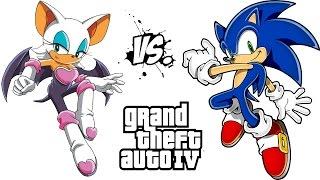 SONIC VS ROUGE THE BAT - SONIC THE HEDGEHOG