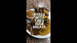 Try a new taste of a traditional Saudi recipe | Kabsa with Fried Duck Breast