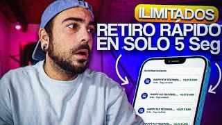 RETIRA EN 5 SEGUNDOS!!!  HAZ Retiros ILIMITADOS con ESTA APP (LO RETIRO EN DIRECTO)