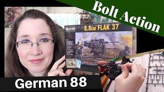 Bolt Action! German 8.8cm FLAK 37 Speed Assembly and Box Contents