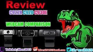 Logitech webcam comparison c920 c930e c922x