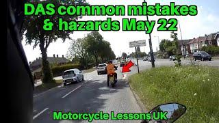 Direct Access motorcycle lesson common mistakes and hazards May 22