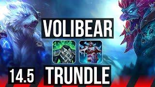 VOLI vs TRUNDLE (TOP) | 8/2/8, Rank 9 Voli | EUW Grandmaster | 14.5