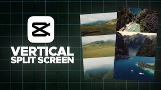 Capcut Tutorial - Vertical Split Screen (ENGLISH)