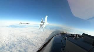 TOO CLOSE: Russian military jet nearly collides with U.S. F-16