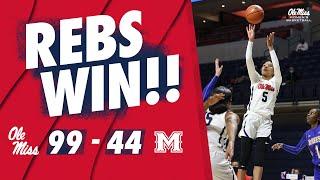 HIGHLIGHTS | Ole Miss defeats McNeese State 99 - 44 (11/30/20)