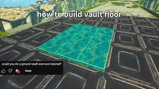 ark how to build vault floor