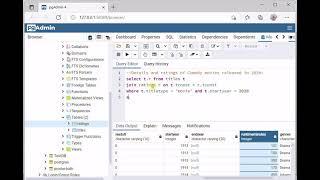 Import IMDB data into PostgreSQL and  write 7 SELECT queries to get movies details | Learn SQL