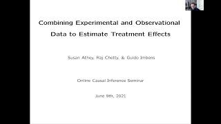 Guido Imbens: Using Experiments to Correct for Selection in Observational Studies