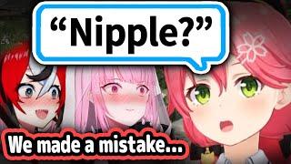 Bae and Calli Taught Miko This Lewd English Word And Immediately Regrets It【Hololive】