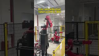 A six-axis robot worth $3,000, arm width 940mm, load 5kg #factory #six-axis robot #industrial robot