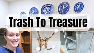 Trash To Treasure Free Furniture Upcycle and Repurpose