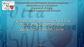 Лекция 2, 3 курс. Тема 2.4 Тактика фельдшера при травмах позвоночника и костей таза.