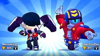 Бравл Старс. Парное столкновение. Боец Эдгар. Brawl Stars.