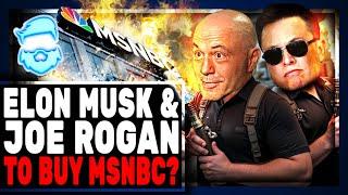 Elon Musk TO BUY MSNBC & Joe Rogan Takes Over For Rachel Maddow? WHAT THE... This Is Insane!