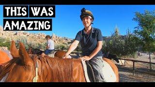 AWESOME horse ride to watch the Sunset in Cappadocia TURKEY