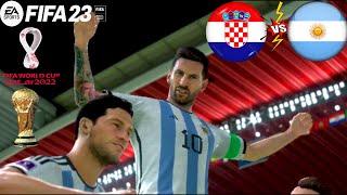 FIFA 23 - Argentina vs Croatia | Semi Final - World Cup Qatar 2022 | Digital Footballer
