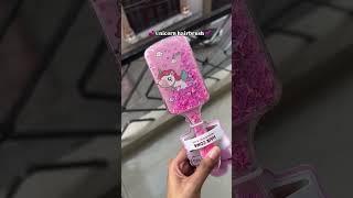 Unicorn Shaker Hair Brush  #unicorn #kawaii #cute #hair #hairaccessories #hairbrush #shorts