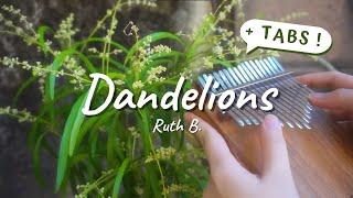 Dandelions (Ruth B.) - Kalimba Cover with TABS in description