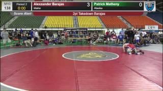947 Junior 138 Alexzander Barajas Idaho vs Patrick Matheny Alaska 8418942104