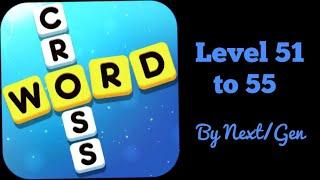 Word cross game level 51 to 55