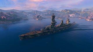 World of Warships. Линкор Fuso в ранговых боях.