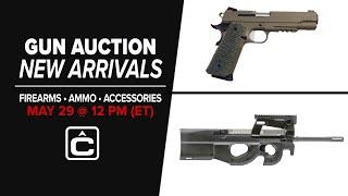 New Arrivals for Compass' May 29 Firearms, Ammo, and Accessories Auction--Register NOW!