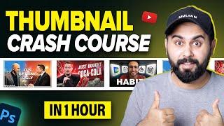 YouTube Thumbnail Design Full Course | How to Make Professional Thumbnails for YouTube