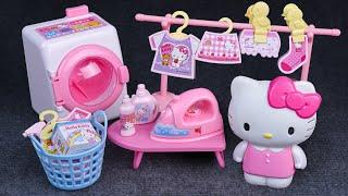 95 Minutes Hello Kitty Laundry Set, Satisfying Unboxing Rare Kitchen Playset | Tina Unboxing Toys