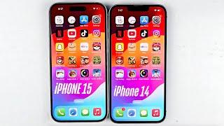 iOS 18.2 iPhone 15 vs iPhone 14 - Speed Test!