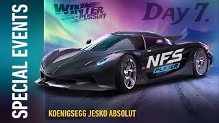 ⭐⭐⭐⭐⭐│ Winter Pursuit Koenigsegg Jesko Absolut ️ Day 7. PR: 1152+