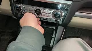 Subaru Outback как снять штатную магнитолу/ Subaru Outback how to remove the head unit