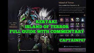 THRONE AND LIBERTY: TIER 2 LVL 50 KERTAKI DUNGEON BOSS ISLAND OF TERROR FULL GUIDE WITH COMMENTARY