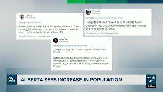 Alberta sees rise in population for first time in over a year