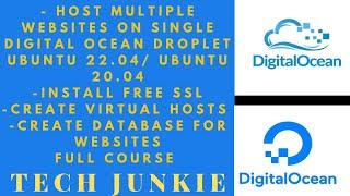 Host Multiple Websites on one Digital Ocean Droplet | Multiple websites on one server Ubuntu 20.04