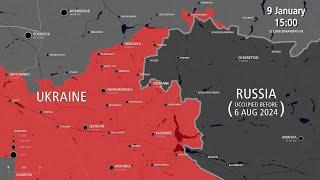 Russian Invasion of Ukraine: Pokrovsk Offensive - Every Day [Aug 6 2024 to Jan 9 2025]