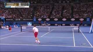 Stanislas Wawrinka vs Djokovic Aus  Open 2014 1280 x 720