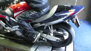 Honda CBR600 F4i Dynojet tuning & fly by